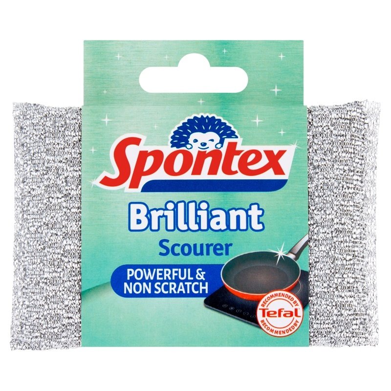 Spontex Brilliant Scourer мощный, не царапин и легко ополаскивает