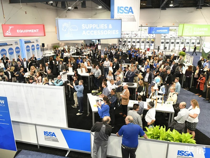 Выставка Issa Show North America - Выставка для очистки и чистящих средств в Лас -Вегасе, США.